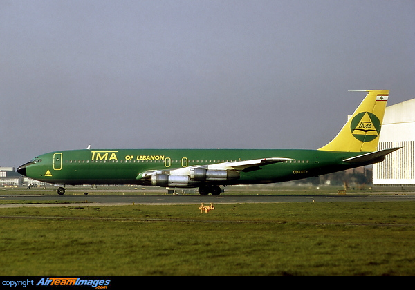 TMA Lebanon Boeing 707-327C OD-AFY. Crashed Amsterdam 26 July 1993 Boeing 707-327C