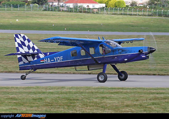 Technoavia SM-92T Turbo-Finist HA-YDF used for skydiving from Jersey Airport. Technoavia SM-92T Turbo-Finist
