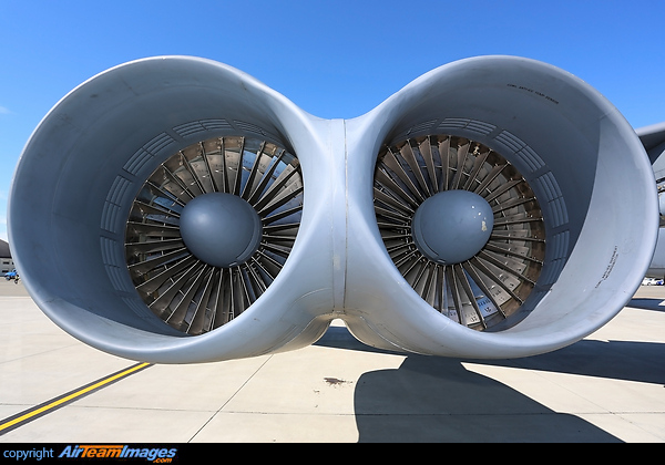 The Boeing B-52H Stratofortress is powered by eight Pratt & Whitney TF33-P-3/103 turbofan engines Pratt & Whitney TF33-P-3