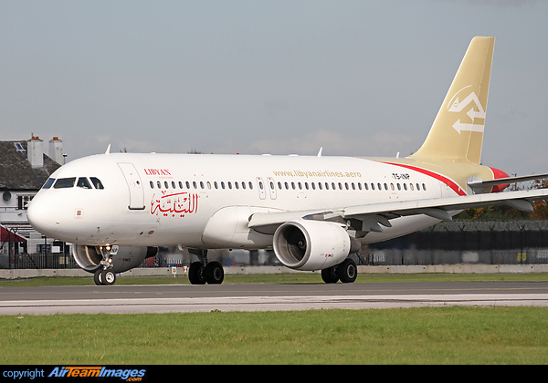 Libyan Airlines have recently resumed flights to Manchester from Tripoli. Airbus A320-214