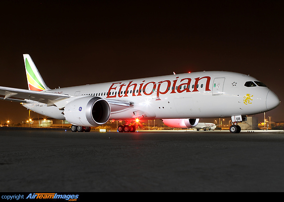 Inaugural Boeing 787 departure from TLV Boeing 787-860 Dreamliner