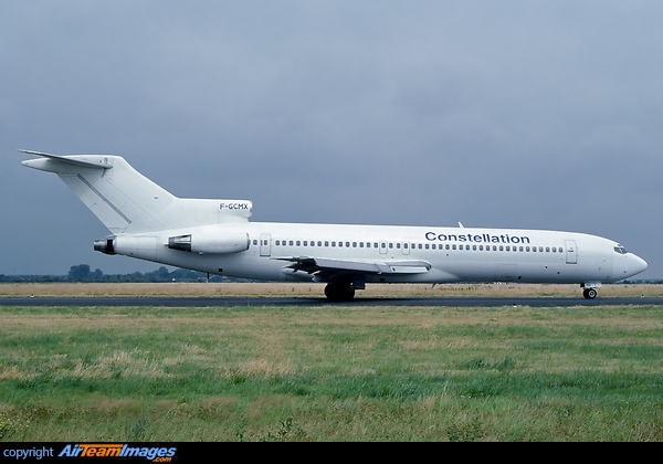 Leased from Air Charter International - ACI in basic white livery. Boeing 727-2X3