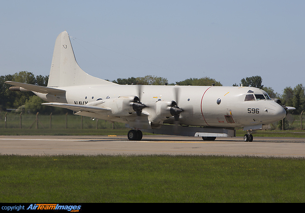 A Pair of US Navy P3 Orions diverted into Mildenhall because of weather in the South Atlantic route back to the USA Lockheed P-3C Orion