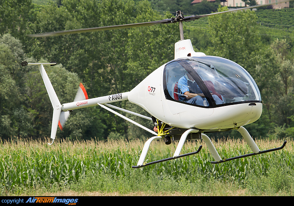 The Heli-Sport CH-77 Ranabot is based on the Kompress, with slightly larger dimensions and the notable difference of a side-by-side cabin. It's powered by a modified Rotax 914 delivering 128HP. Like the Kompress, it will be supplied in kit form. The prototype (pictured) weighs a bit less than 290kg, and the production models should be about 10kg lighter. Heli-Sport CH-77 Ranabot