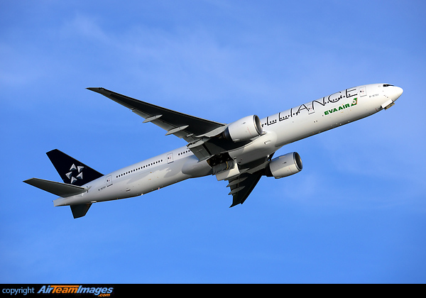 Taiwan based EVA AIR will become the latest member of the Star Alliance network on 18 June 2013. The airline's first Star Alliance logo jet made its debut today ahead of the official date. Boeing 777-35E/ER