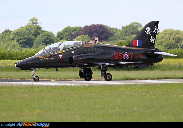 Special paint scheme Hawk T1 XX318 seen here at RAF Church Fenton at the annual Family day.
The Historic Airbase will soon be shutting its Hangar Doors for the very last time. British Aerospace Hawk T1A