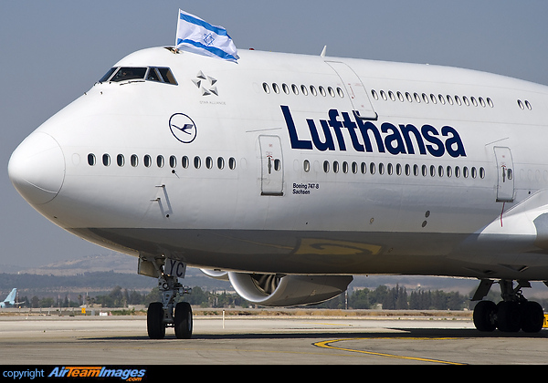 First visit of a Boeing 747-8I to Israel Boeing 747-830