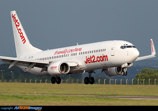 Leased from Travel Service Boeing 737-8S3