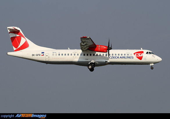 Downgrade on flight OK630. ATR 72-500