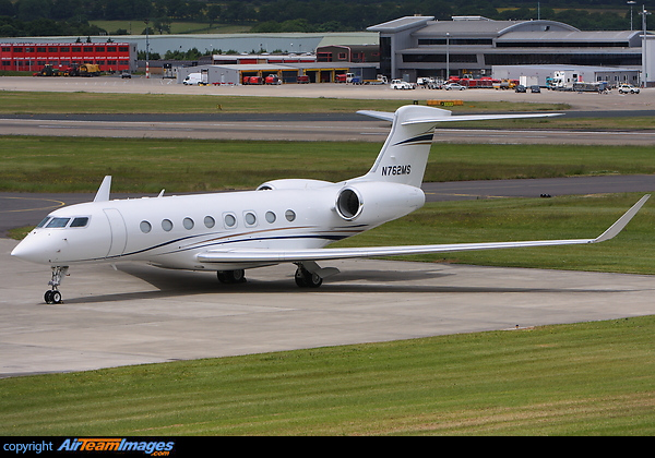 Gulfstream G650 bringing the Walmart Execs to Leeds Gulfstream G650
