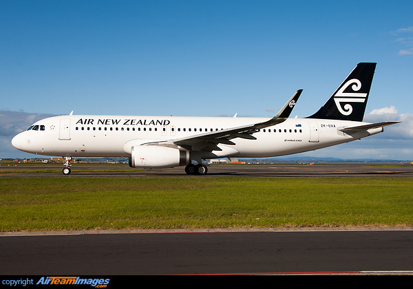 First full day of service. First Sharklets for Air New Zealand. Airbus A320-232