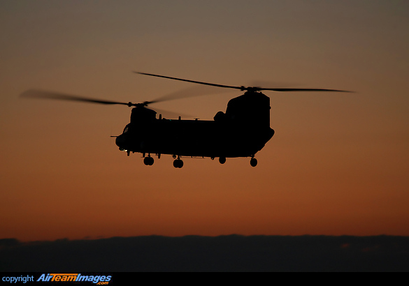 Two Sea Kings and three Chinooks airlifted some 600 British and French troops from Carlisle to Spadeadam on the evening of 30th April during Exercise Joint Warrior 131 Boeing Chinook HC2
