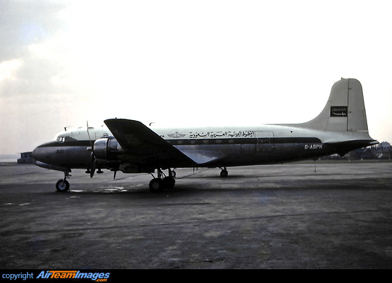 On delivery to British Eagle. Douglas C-54A Skymaster (DC-4)