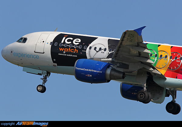 "Ice Watch" colors Airbus A320-214