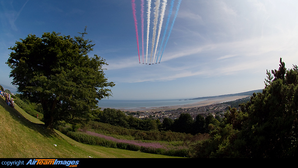 Arrival 2013 Red Arrows