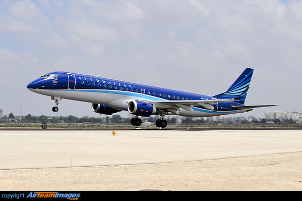 The first Embraer 190 for Azerbaijan Airline Embraer ERJ-190AR