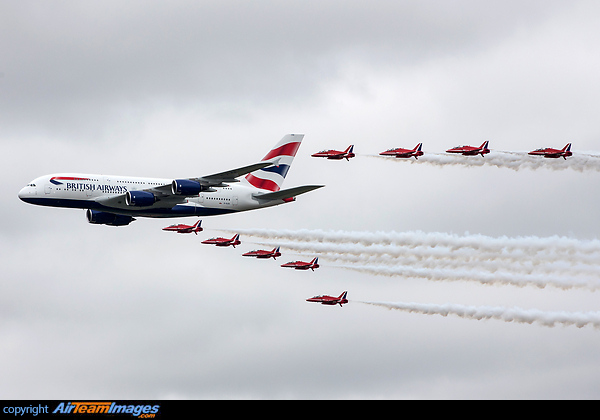 Airbus A380 & Red Arrows Airbus A380 & Red Arrows