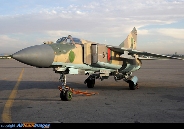 MiG-23MLD of 1023 Sqn at Mitiga Mikoyan Gurevich MiG-23MLD