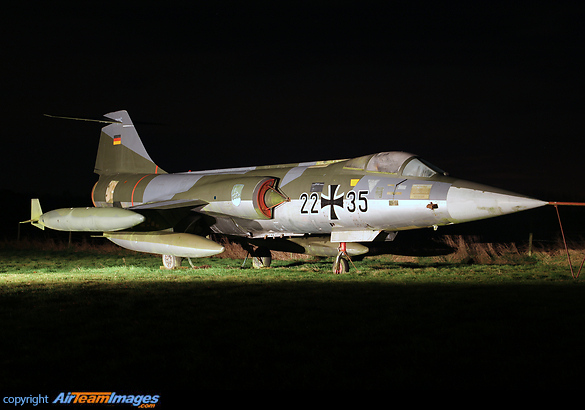 F-104G in JbG34 markings was preserved at Lasham but has since been moved to Bruntingthorpe. Lockheed F-104G Starfighter