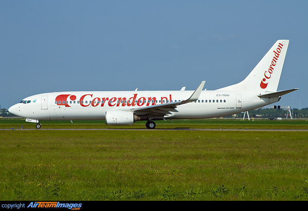 leased from EuroAtlantic Airways Boeing 737-8K2