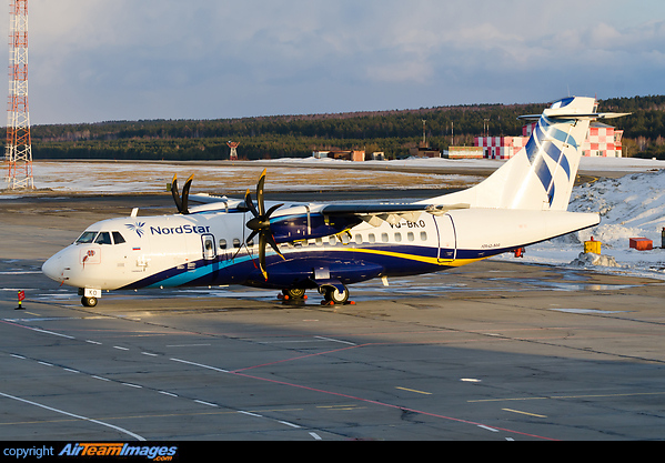 This airframe was the first of the type delivered to the airline on 10 May 2011. ATR 42-500