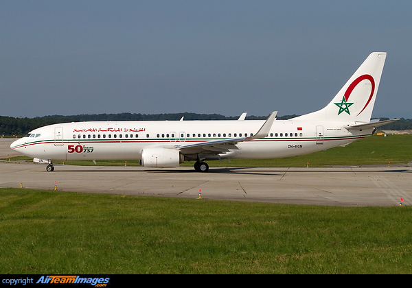 50th Boeing 737 for Royal Air Maroc. Boeing 737-8B6