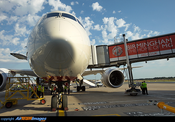 Boeing 787-8 Dreamliner VT-AND operated the inaugural flight from Delhi & Amritsar to Birmingham Boeing 787-8 Dreamliner