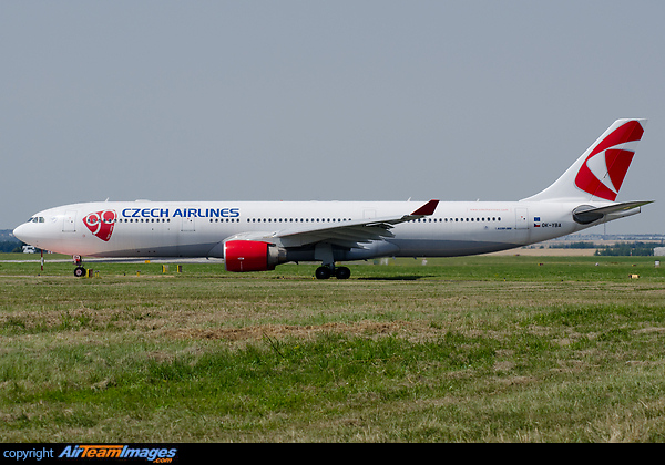 First A330-300 for CSA on lease from Korean Air for flights to Seoul Airbus A330-323X