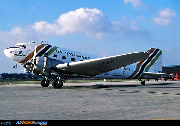 With British Caledonian titles on nose. Douglas C-47B Dakota 4 (DC-3)