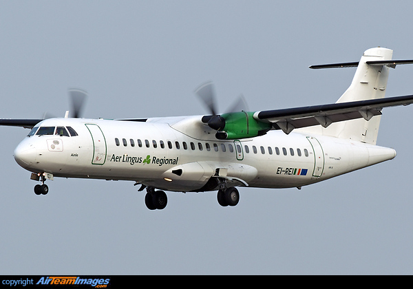 Operated by Aer Arann ATR 72-202