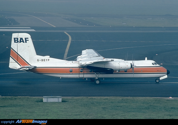 Basic BIA - British Island Airways livery. Handley Page HPR-7 Herald 401