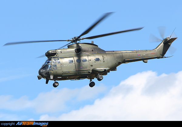 RAF Puma fitted with the HC-2 upgrade seen here at Linton on Ouse Westland SA-330E Puma HC-2