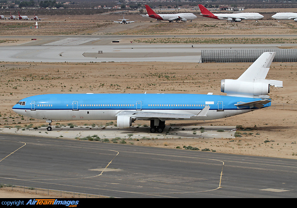 One of several ex KLM MD-11s at Victorville awaiting the scrapman. McDonnell Douglas MD-11