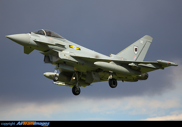 ZK305 Eurofighter seen here on finals at RAF Coningsby Eurofighter Typhoon FGR4