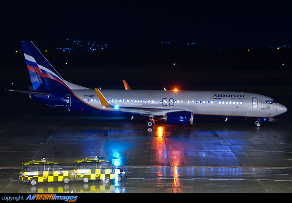 Latest delivery and new type for Aeroflot on its first scheduled service to Athens Boeing 737-8LJ