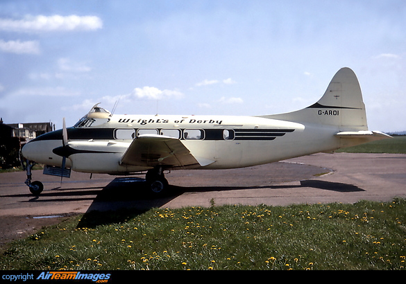 G-AROI De Havilland DH-104 Dove 5 operated by Wrights of Derby De Havilland DH-104 Dove 5