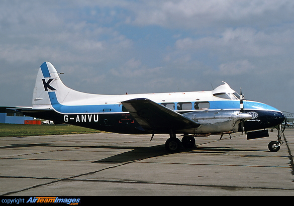 Used for communications flights. De Havilland DH-104 Dove 1B
