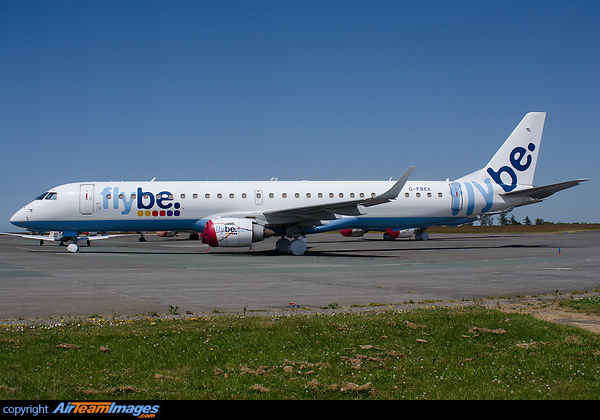 storage at Newquay Airport after return to lessor Embraer ERJ-195LR