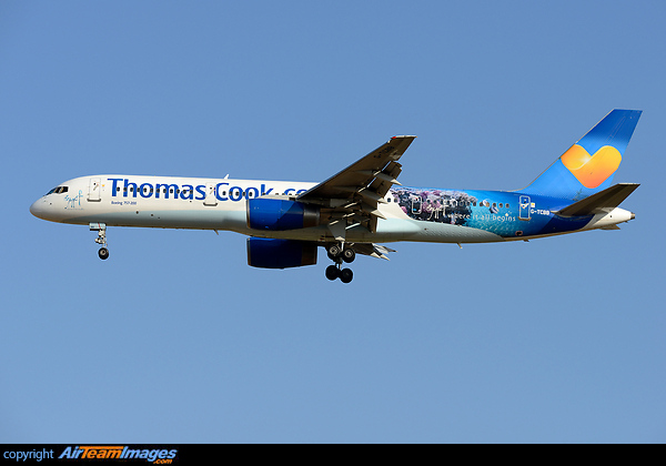 Boeing 757-236 with special "Egypt - where it all begins" colors Boeing 757-236