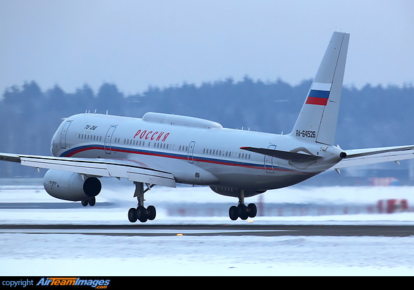 Delivery flight from Kazan (Kazan Aircraft Production Association - KAPO) Tupolev Tu-214SR