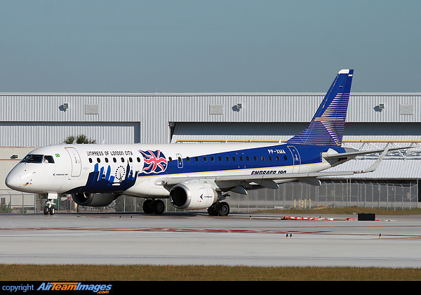 Embraer conducted trial flights into London City Airport back in 2009 with this Embraer ERJ-190LR PP-XMA which was christened as 'Empress of London City' for the occasion. Embraer ERJ-190LR