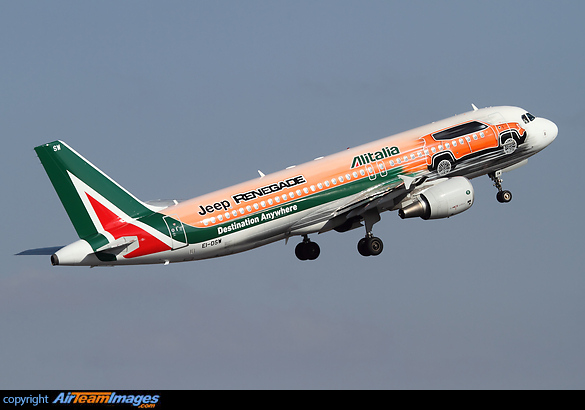 New colors promoting Jeep Renegade. Airbus A320-216