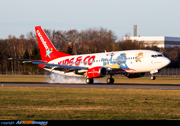 "Kids and Co" - with new tail logo Boeing 737-3Q8