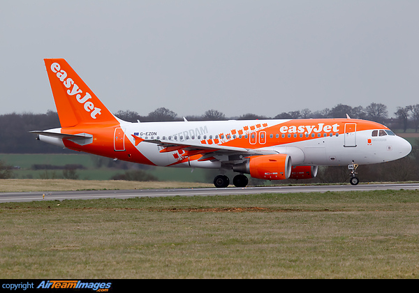 New livery with "Amsterdam" decals applied Airbus A319-111
