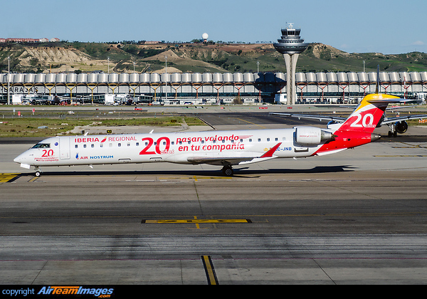 Air Nostrum celebrates their 20th anniversary with special stickers Bombardier CRJ-900