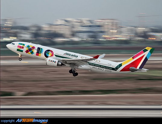 Special EXPO 2015 colours Airbus A330-202