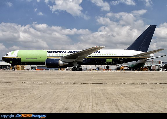 Getting ready for its first flight following freighter conversion, aircraft is destined to become C-FIDJ with Canadian cargo outfit CargoJet. Boeing 767-39H/ER/BDSF