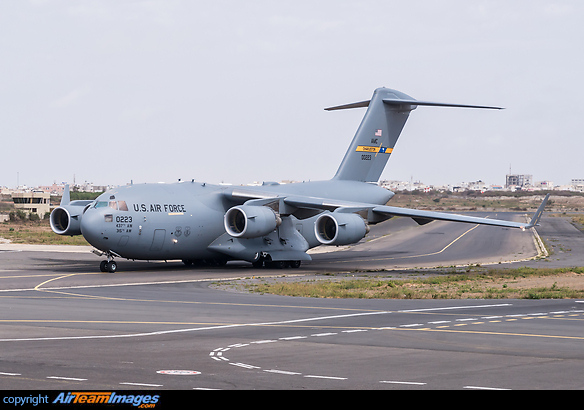 Support for the military mission in Mali for local US forces. Boeing C-17A Globemaster III