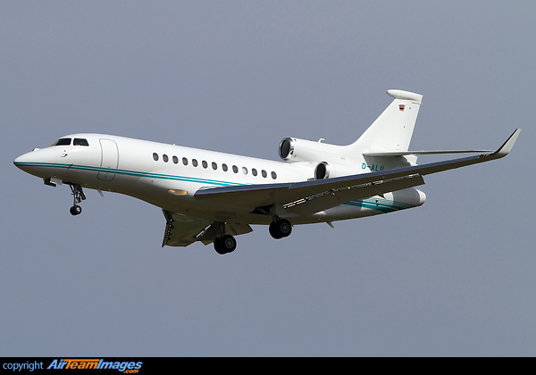 Operated for Siemens Dassault Falcon 7X