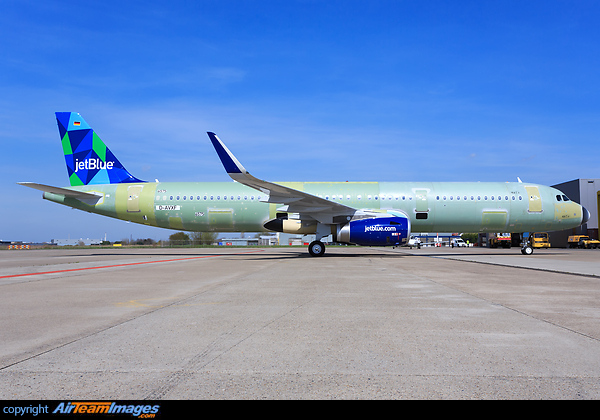 With factory registration D-AVXF - Primer colors Airbus A321-231
